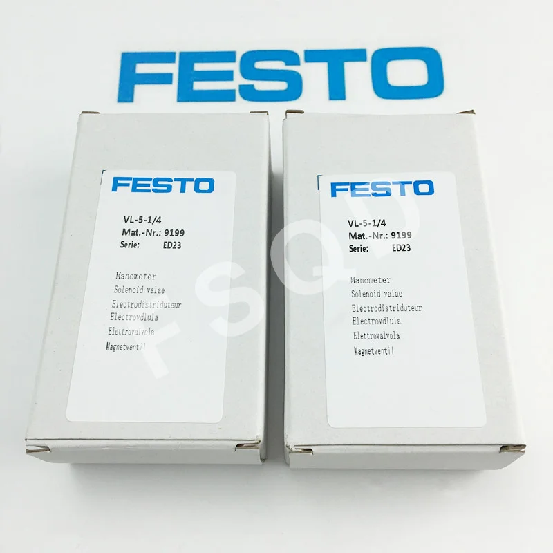 VL 5/3 B 1/4 5 1 4 FESTO три типа Электромагнитный клапан пять через управления газом серии