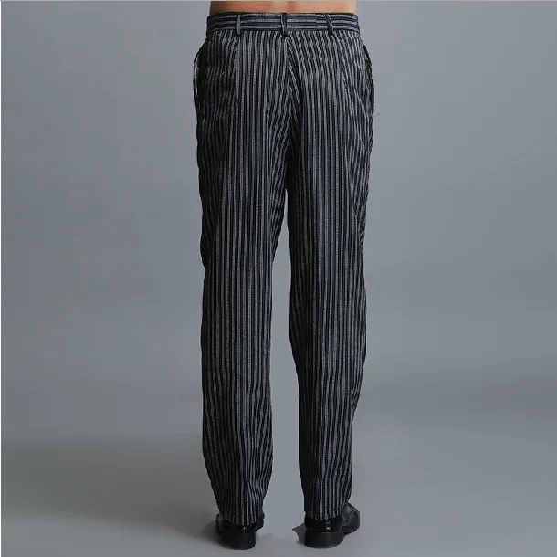 Hot selling men's chef pants Kitchen Trouser bottoms ajustable waist