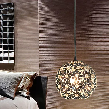 

LED Pendant Lights with Crystal Floral Lampshade Hanging Lighst Lamps for Home Living Dinning Room Lustres e Pendentes Lamparas