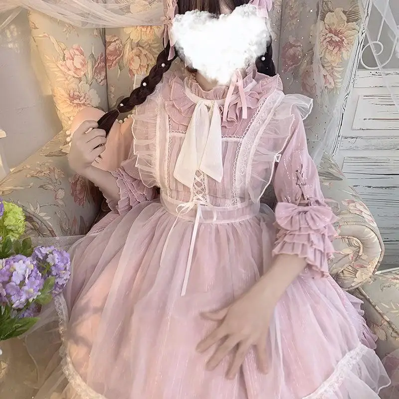 Белое Платье В Стиле Лолита фото 4