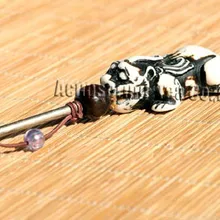 Храбрые войска ручка нож для чайной церемонии для вскрывания Чай пуэр торт, кости Чай иглы и фрезы, мифическое дикое животное дизайн, PJ18