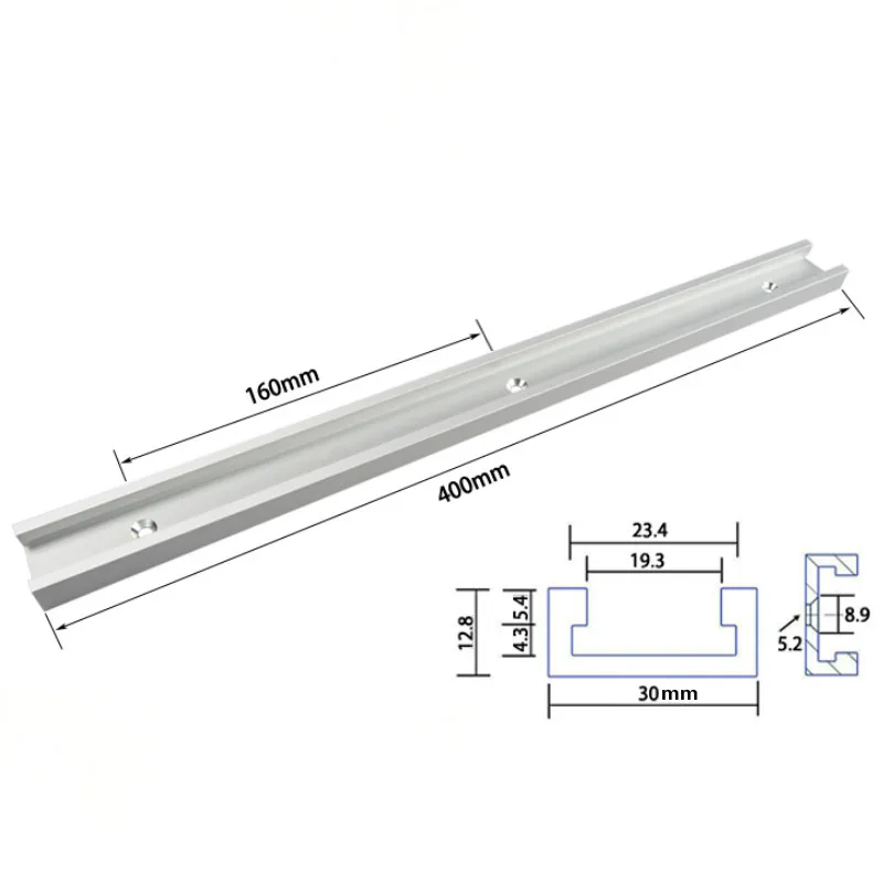 Алюминиевый сплав Т-треки слот Торцовочная дорожка и Торцовочная планка слайдер Настольная пила Торцовочная штанга Деревообрабатывающие инструменты верстак DIY