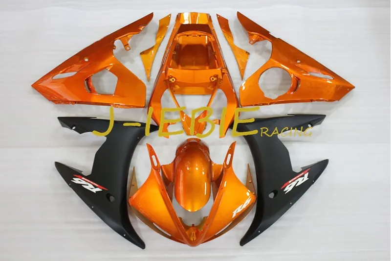 

Orange Black Injection Fairing Body Work Frame Kit for Yamaha YZF R6 2005
