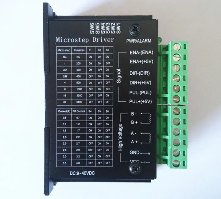 Stepper Motor Driver Nema 23 Nema 34 42/57/86 Nema17 4.5A 40V 1 axis