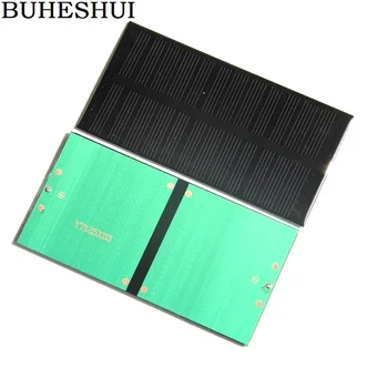 

BUHESHUI 1W 6V Mini Solar Panel Solar Cell Solar Module Monocrystalline DIY Solar Charger Epoxy 125*63MM 2pcs/lot Free Shipping