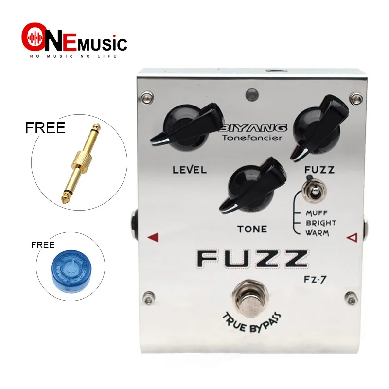 

Biyang Tonefancier FZ-7 Guitar Bass Effect Pedal 3 Models Fuzz Effect guitar Pedal True Bypass with gold pedal connector