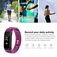 IP67 Водонепроницаемый умный Спортивный Браслет Смарт-браслет сердечного ритма монитор наблюдения за сном шагомер, смарт-браслет для IOS и Android телефон