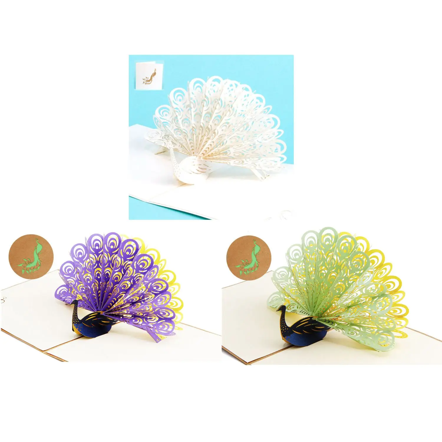 

BLEL Hot Handmade 3D Pop Up Birthday Cards Blessing Cards Thank Cards Love Cards Creative Greeting Cards Paper craft (180 degr