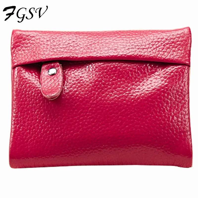 

Korea Fashion high quality cattle split leather women wallets candy color short zipper purse female/girl style XF177
