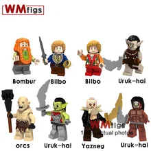 10 комплектов супер героев Властелин колец s Baggins Gandalf Thranduil Balin Thorin строительные блоки детские подарочные игрушки