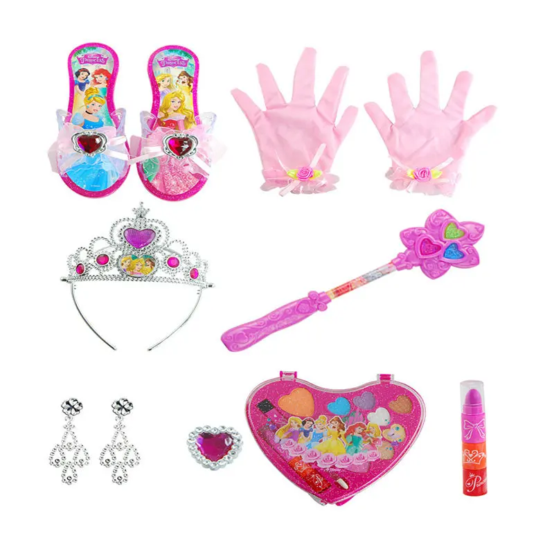 2019 New Frozen Disney Variety Set Makeup Box Girl Birthday Beauty Child Play Toys Gifts Child Cosmetics