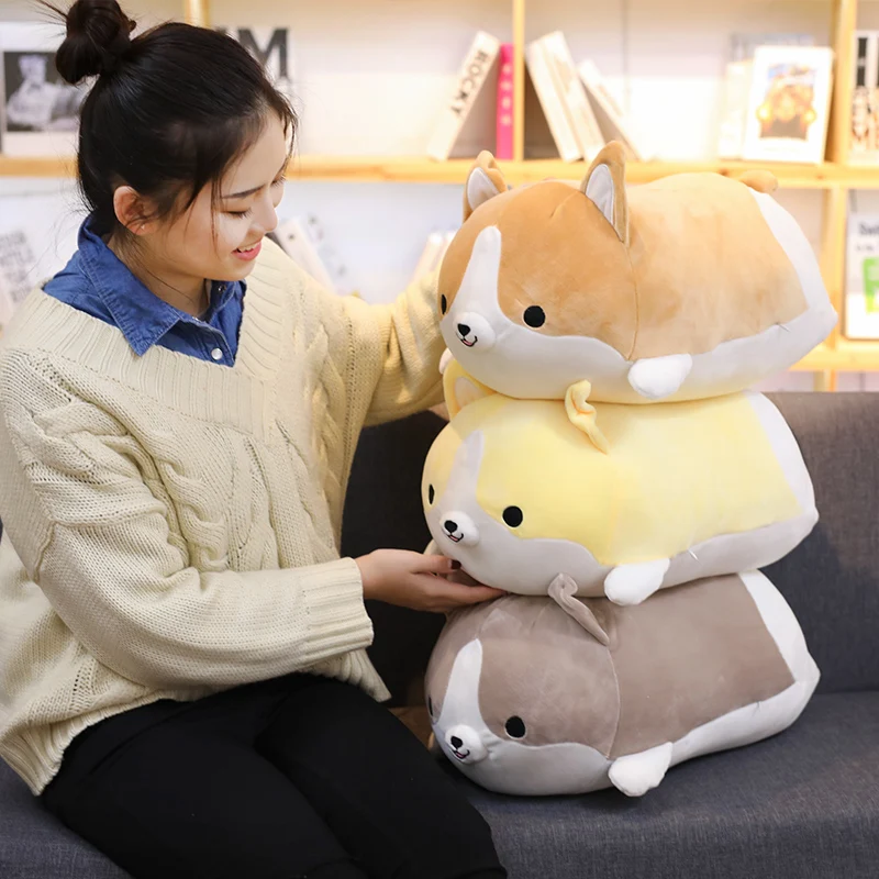 giant stuffed corgi
