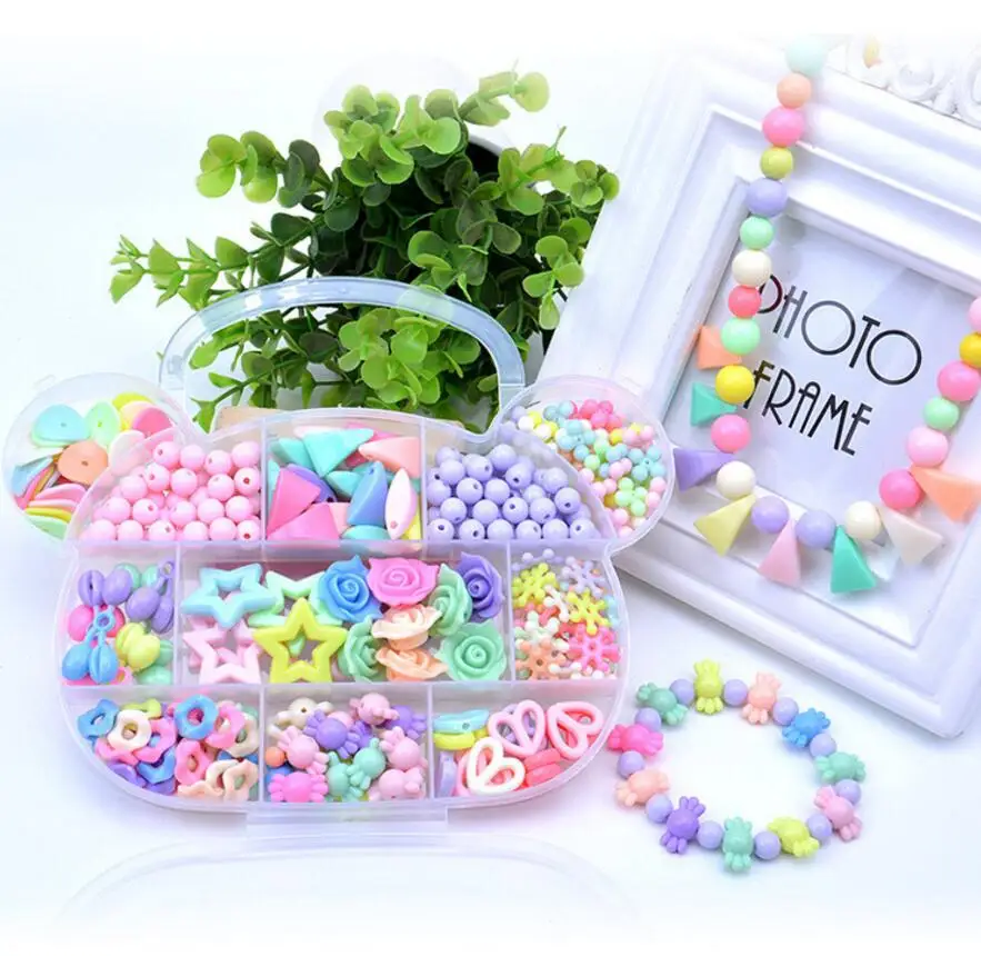 Buy Girl DIY Toys String Beads Make Up Puzzle Toys