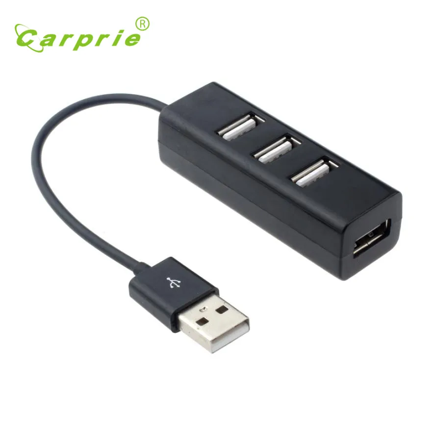 

Carprie New Mini USB 2.0 Hi-Speed 4-Port Splitter Hub Adapter For PC Computer 17Jun27 Dropshipping