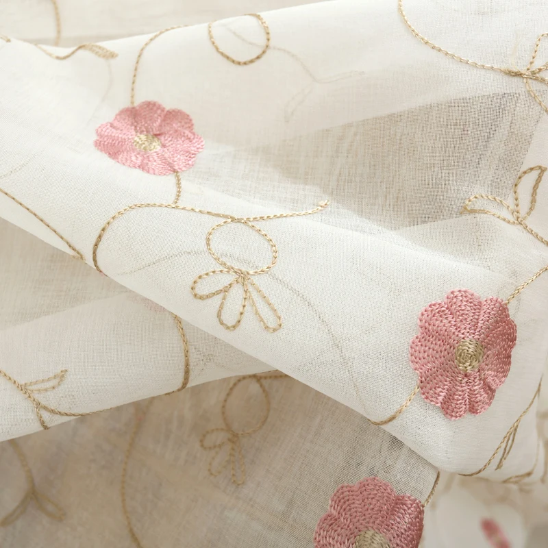 Занавески с вышитыми цветами для гостиной 400 и 20 дюймов|curtain layering|curtain hangingcurtain specials