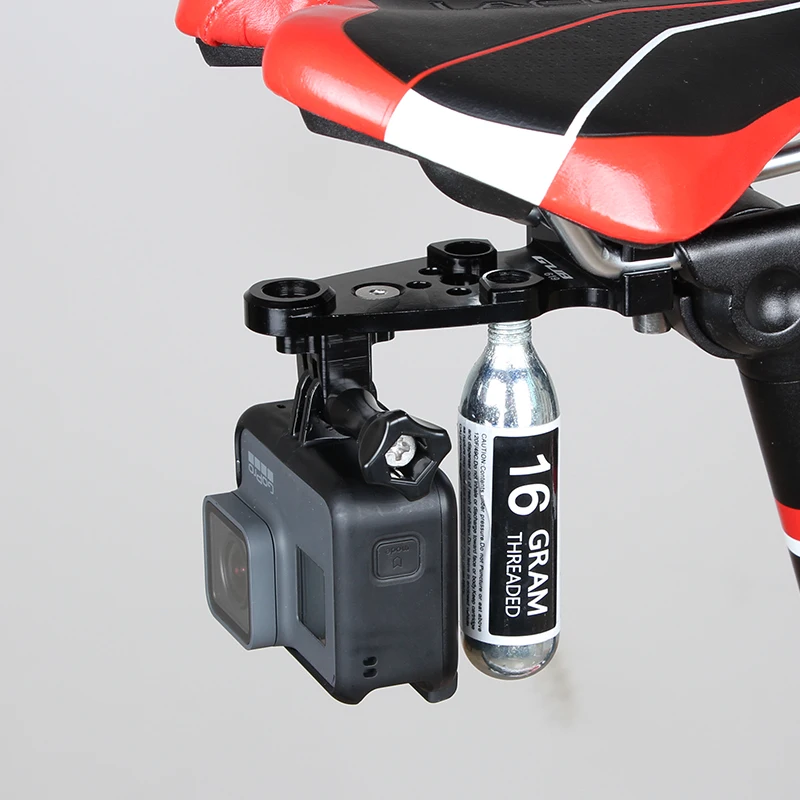 GUB 619 алюминиевый сплав Подушка для горного велосипеда Gopro камера движения CO2