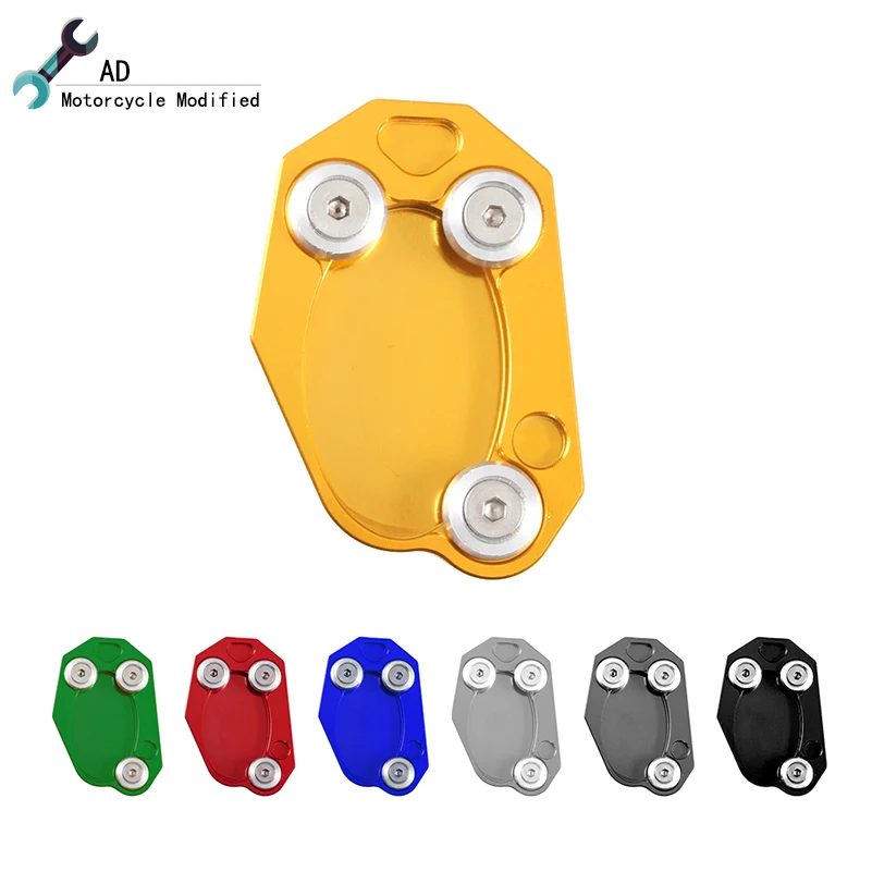 

Moto Stand Pads Parts for Kawasaki Z1000 Z1000SX 2017 2018 Side Stand Plate Enlarger Kickstand Extension Motorcycle Accessories