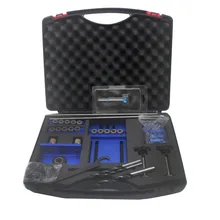 Премиум мастерица деревянный дюбель джиг-спиннинг Мастер Набор для сверления 6,8 и 10 мм дюбель отверстия и 15 мм кулачковые отверстия