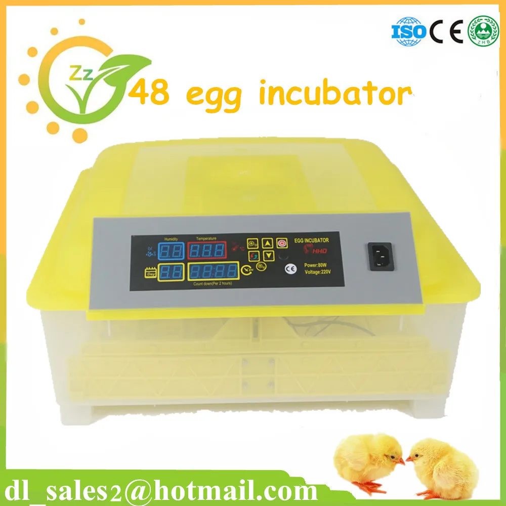 

Automatic Turning Brooder Household 48 Eggs Incubator Digital Temperature Controller For Chicken Duck Bird Eggs
