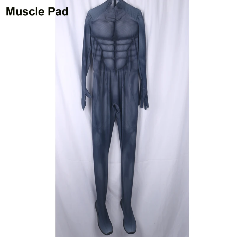 

YOY-ZENTAI High Quality Comic Batman Costume With Muscle Pad 3D Printing Batman Spandex Lycra Suit Muscle Batman Costume Adult