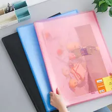 Большой А2 папка для рисования буклет прозрачный ПВХ сумка дисплей книга для A2/4 K бумажный Органайзер