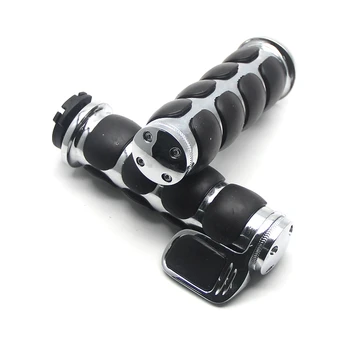 

Motorcycle CNC 1" 25mm Handlebar Hand Grips With Throttle For Kawasaki Vulcan 800 900 1500 1600 2000 Classic VN