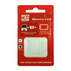 Красный вакуумный чехол для TF карты коробки для карты памяти Micro SD card прозрачный Пластик основа прозрачное окно посылка случае 20 шт./лот