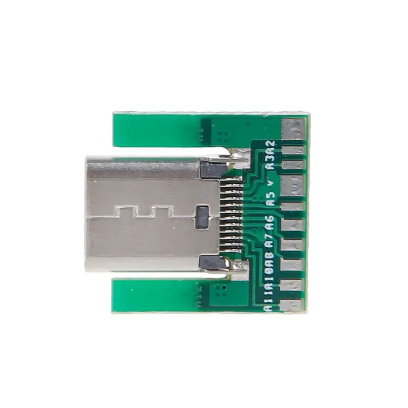 Новый гнездовой разъем USB 3 1 типа C штекер SMT с печатной платой сделай сам 24