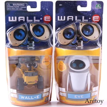 

Wall-E Robot Wall E & EVE PVC Action Figure Collection Model Toys Dolls 6cm OF094