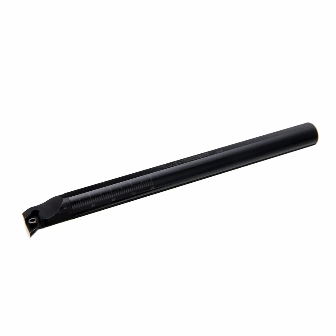 1 Set Alloy Steel Turning Tool 10pcs DCMT0702 Carbide Inserts + 4pcs 12mm Lathe Boring Bar Turning Tool Holder + Wrench