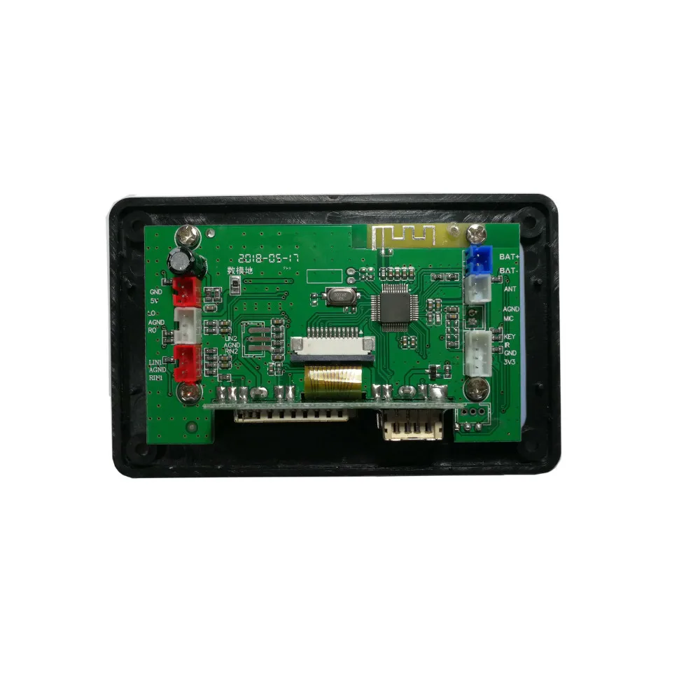 MP3 декодеры Tenghong Bluetooth 4 2 с записью WAV WMA APE DC5V 12V батарея двухсторонний аудио вход