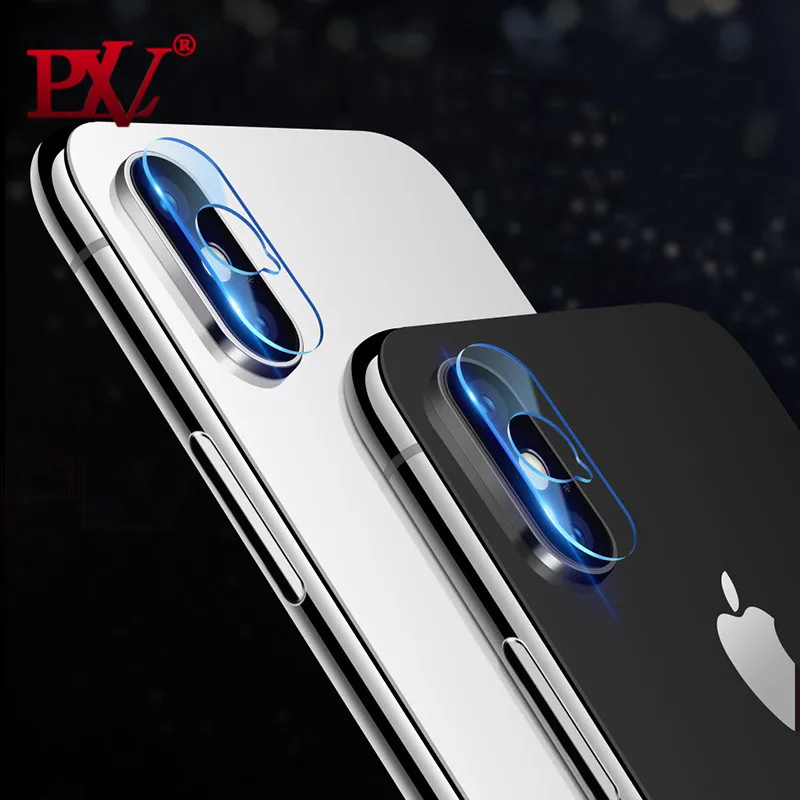 PLV Screen Protector For iPhone X Tempered Glass Lens