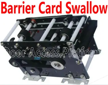

Auto-RFID Card Swallow Barrier Gate Machine with Single Motor Automatic Door barrier gate RFID Card card back return to inside
