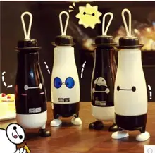 High Quality Glass Water Bottle with protective bag 400ml Drinking glass teapot sports travel bottles