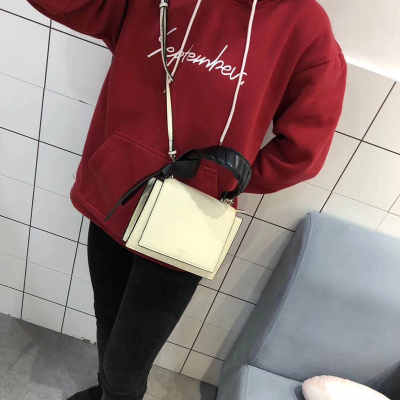 

2019 New Arrival Bag For women Cow Leather Messenger Bag Yellow White Ladies Tote Small Bags Mini Crossbody Shoulder Bags