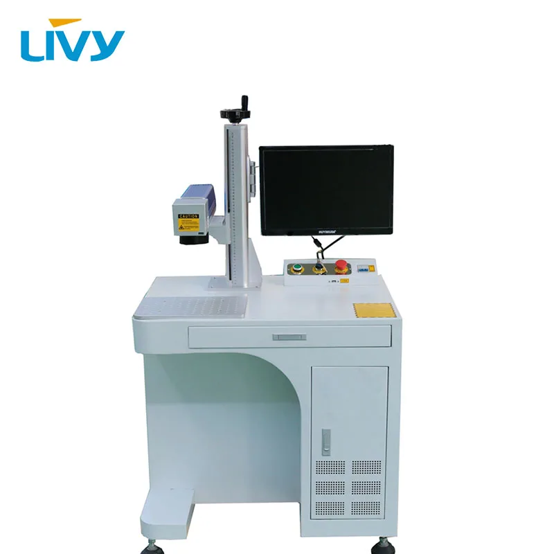  LIVY 50 watt laser source fiber laser marking machine metal deep engraving caving with free compute