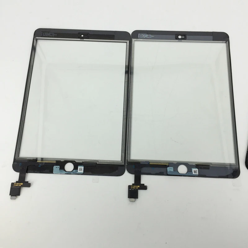 for iPad mini 3  tablet screen replacement Touch Screen Digitizer Assembly with IC Connector without home button DHL free