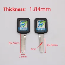 Для Yamaha Мотоцикл Ключ эмбрионы с левым и правая заготовка для ключа(10 шт