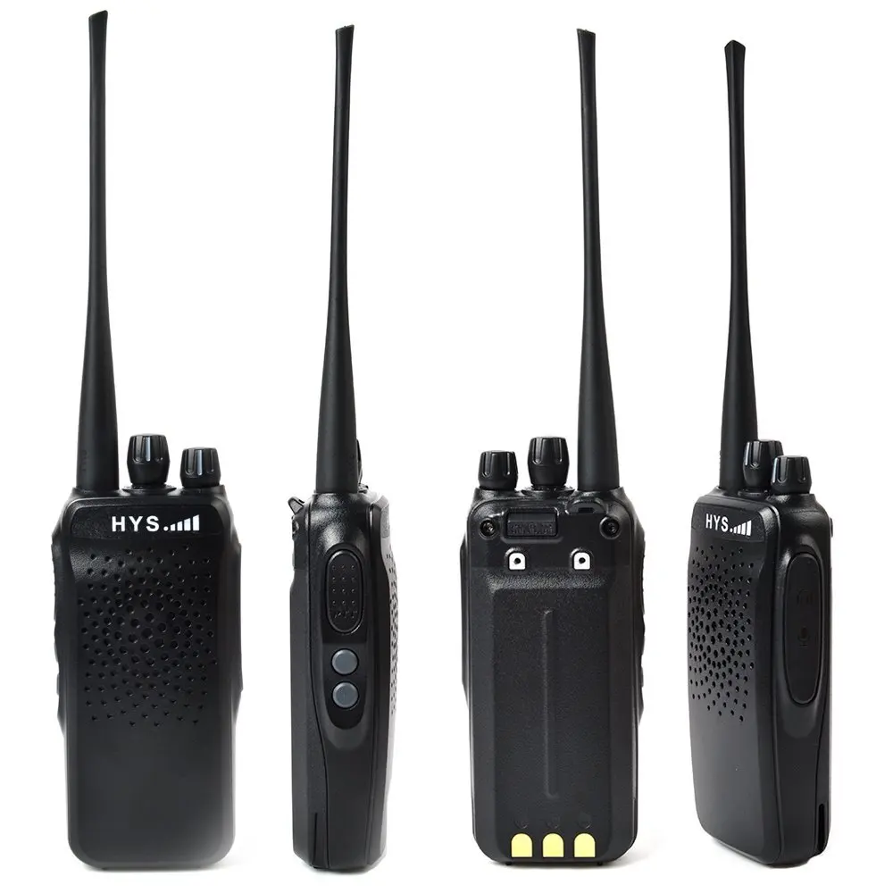 4packs HYS TC D5W Two Way Radio 5W 400 480 MHz 16CH VOX Ham radio and G