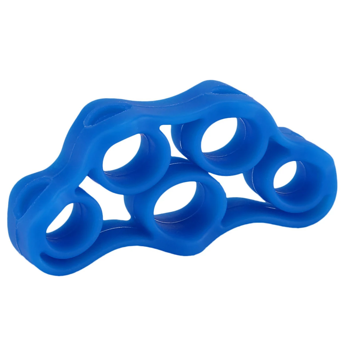 MAYITR 1Pcs Silicone Finger Gripper Strength Trainer Resistance Band Hand Grip Wrist Yoga Stretcher Wrist Rock Climbing Exercise