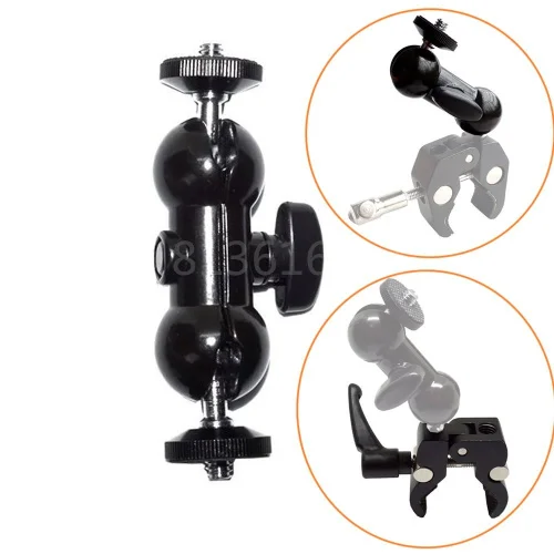 

Camera Clamp Ball Head Magic Friction Arm Mount Super Crab Clamp Articulating For Canon DJI Ronin Gimbal DSLR LCD Monitor LED
