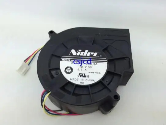Вентилятор турбинный NIDEC 9733 A35397-35BRA 12V 2.7A с четырьмя проводами | Компьютеры и офис