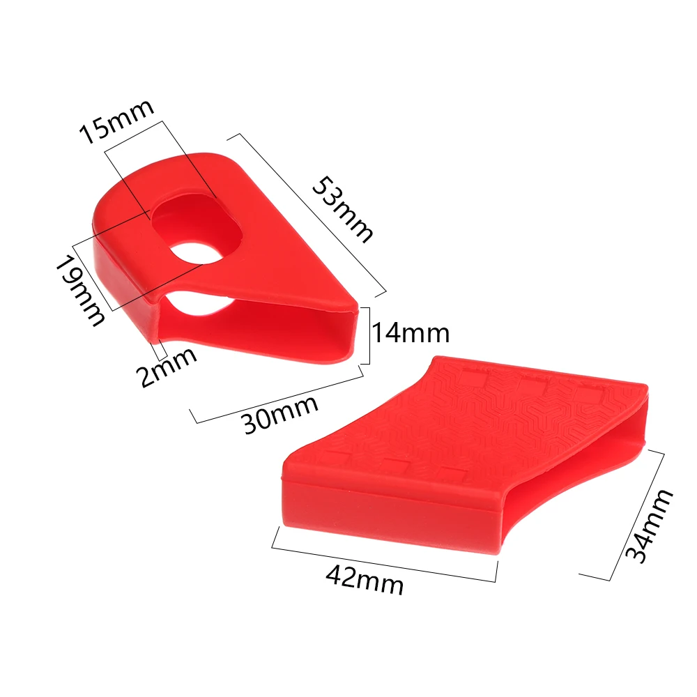 4 шт./компл. мягкий велосипед пылезащитный антикоррозийный защитный рукав рукоятка сапоги силиконовый чехол универсальная защита Кривошипные гелевые колпачки