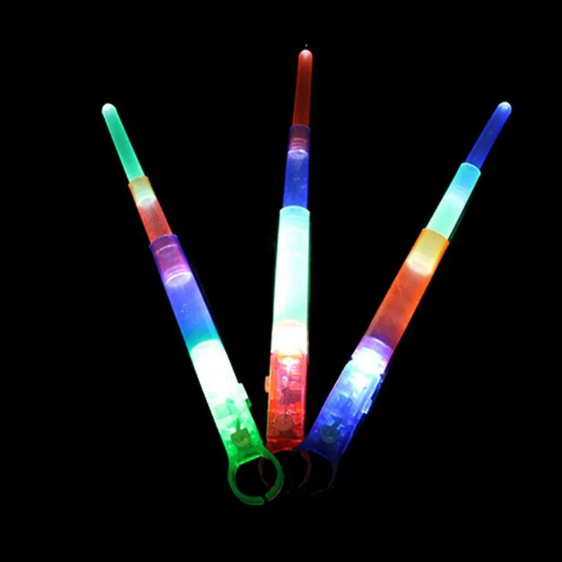 Мигающая лампа вверх палец выдвижной палочки маленькие светящиеся фонарики реквизит для болельщиков игрушки Glow вечерние концерт Бар