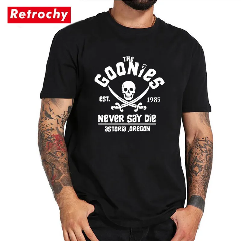 Goonies of astoria футболка с изображением пиратского черепа новые мужские летние