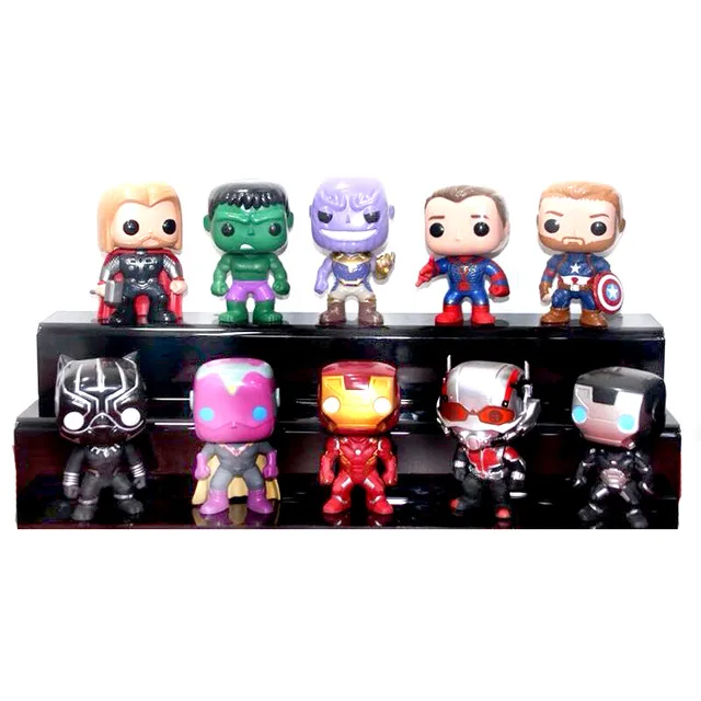 10pcs/set The Avengers3: Infinity War THANOS Super Hero Characters Model Action Figure toys for Children gift | Игрушки и хобби