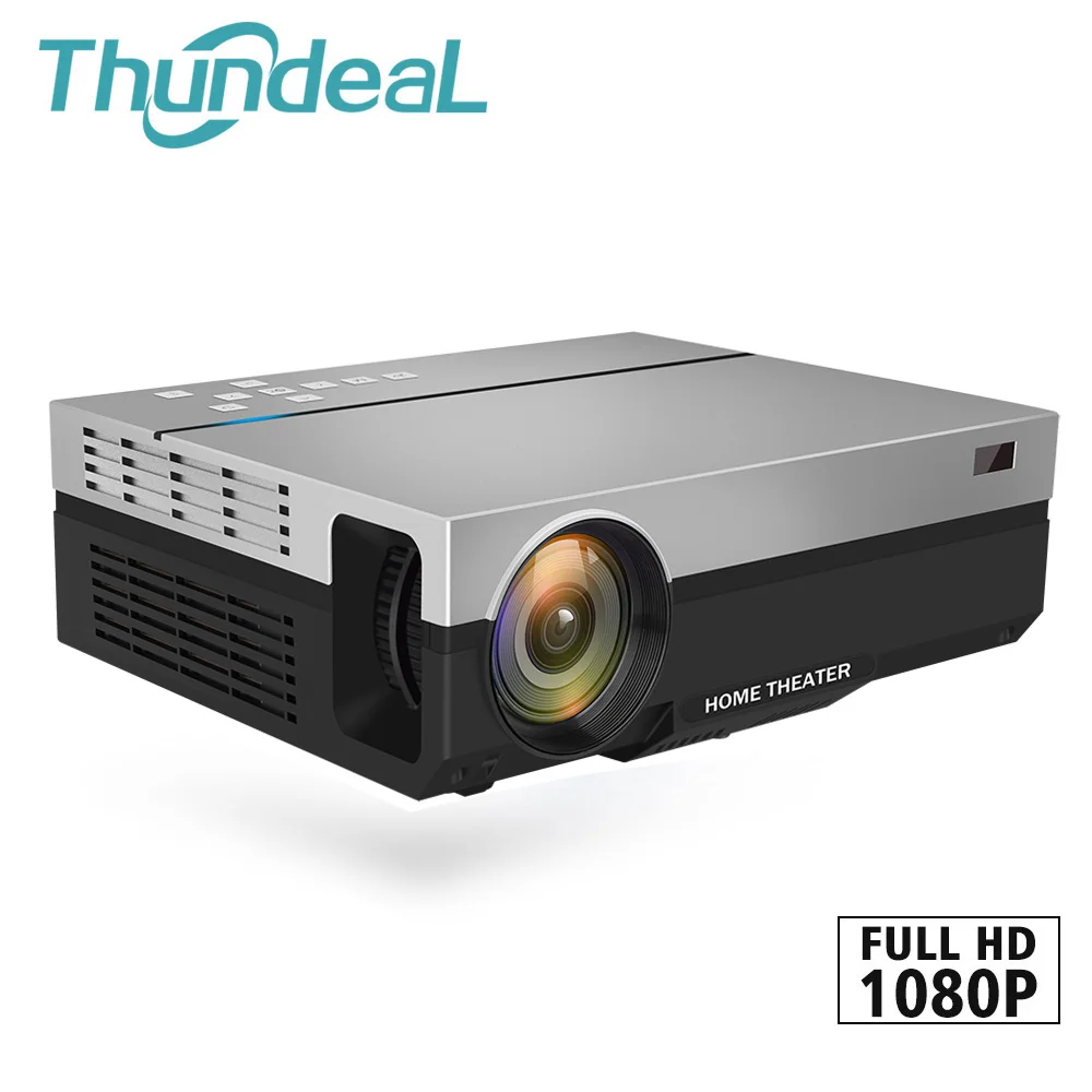 ThundeaL Full HD Projector T26K Native 1080P 5500 Lumens Video LED LCD Home Cinema Theater HDMI VGA USB TV 3D Option T26 Beamer