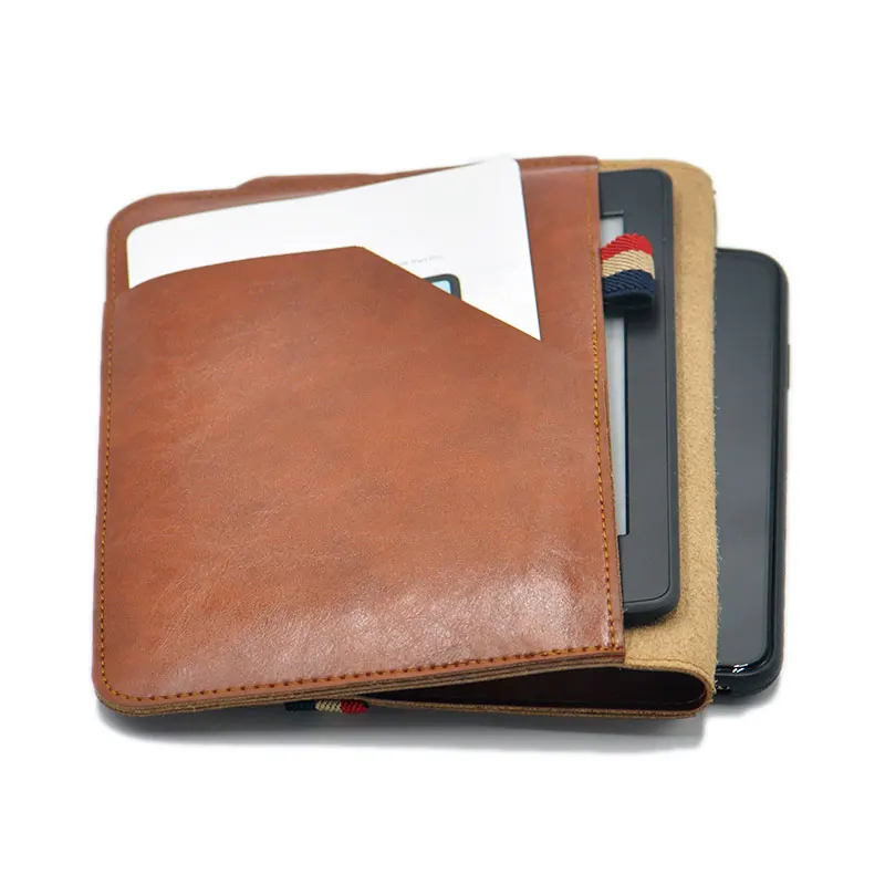 Custodia Per Custodia E-Book 2 In 1, Custodia Per Ebook In Pelle Microfibra Per Kindle Papewhite Voyage 6"