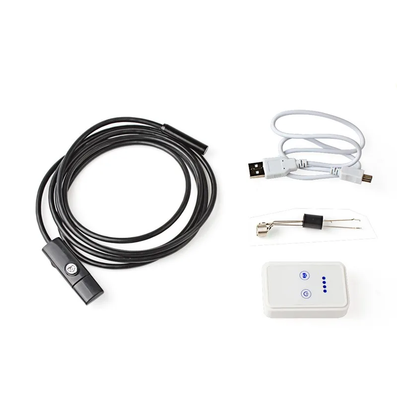 

NEW 1/1.5/2/3.5/5M 9mm HD 720P WiFi 6 LED Waterproof Endoscope Borescope Inspection Camera for Android/IOS/Windows With WiFi Box