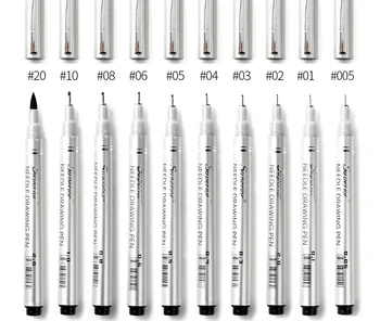 

Micron Pen Finliner Graphic design 005 01 02 03 05 06 08 1 2 Needle Drawing Marker pen